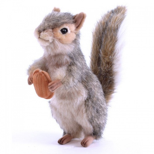 Squirrel with Nut Soft Toy by Hansa